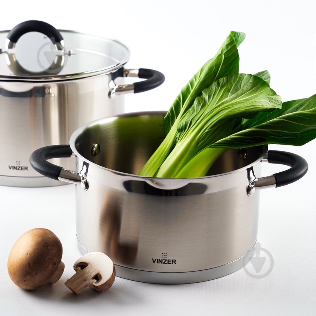 Кастрюля с крышкой Vinzer PROGRESSO 50171 - фото 4