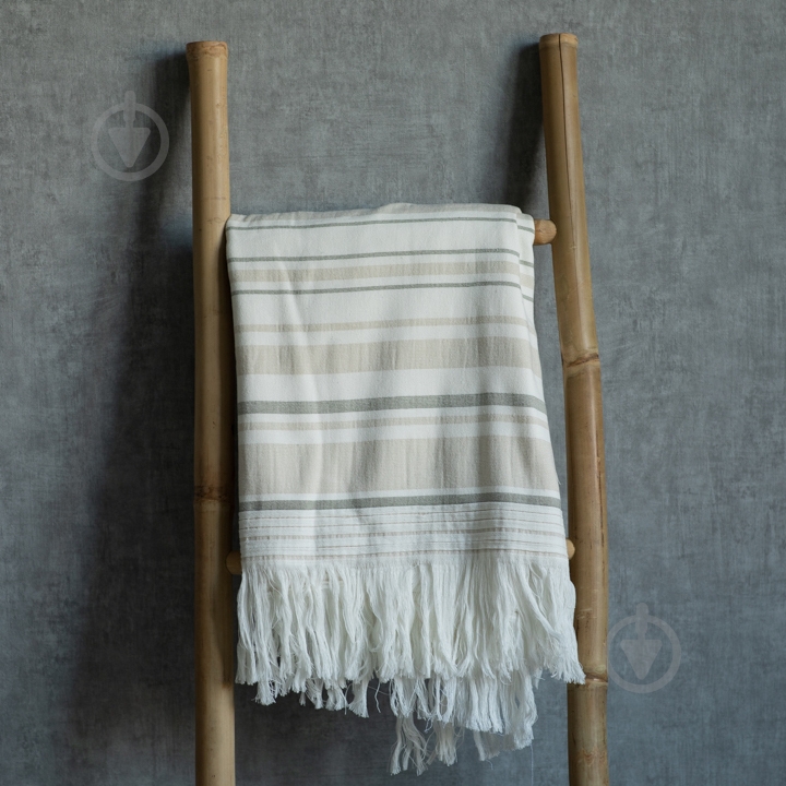 Пештемаль AISHA 100x150 см бежево-оливковий BILTEX - фото 3