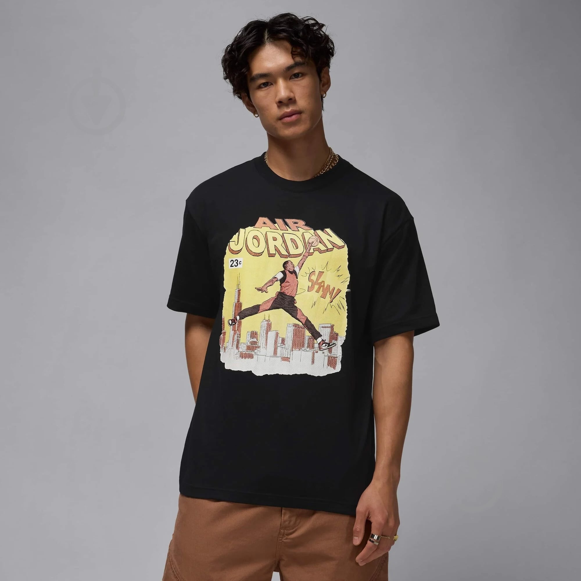 ᐉ Футболка Jordan M J NC GOAT SS CREW IF0786-010 р.2XL черный