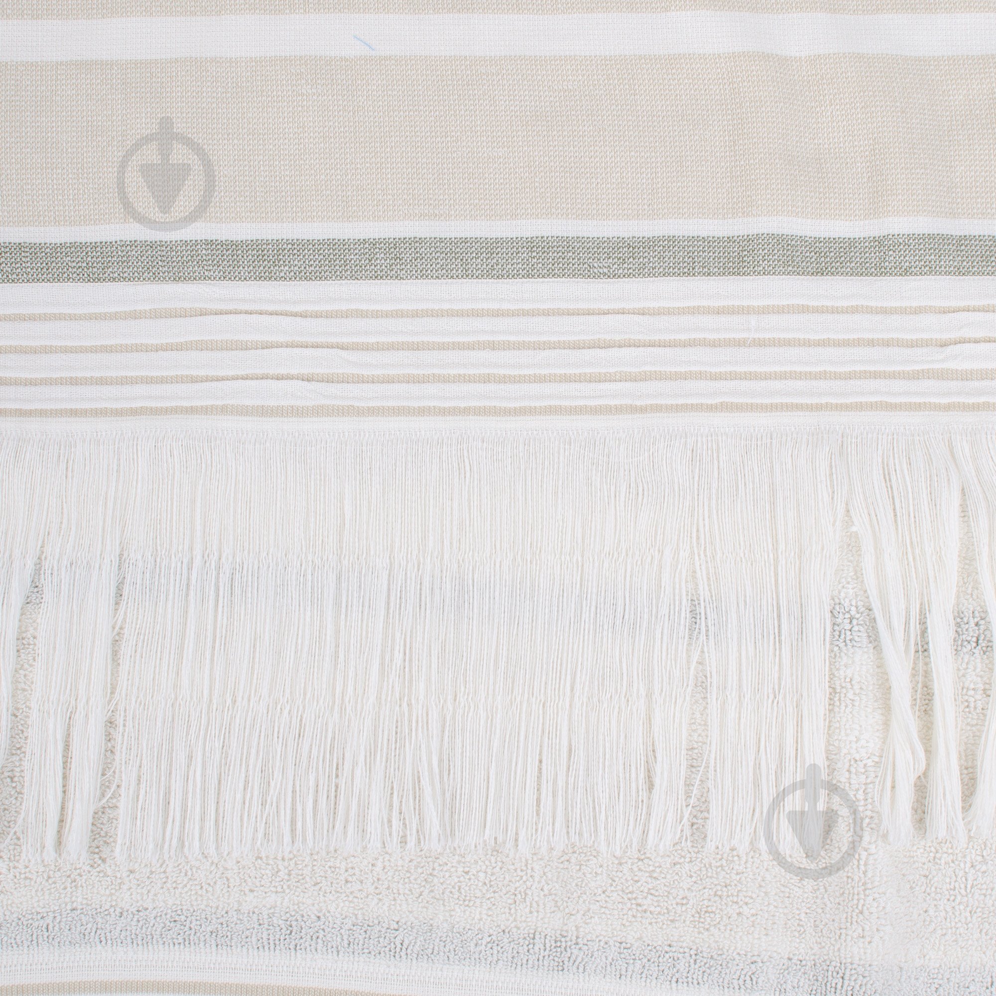 Пештемаль AISHA 70x140 см бежево-оливковий BILTEX - фото 3 Пештемаль AISHA 70x140 см бежево-оливковий BILTEX - фото 3