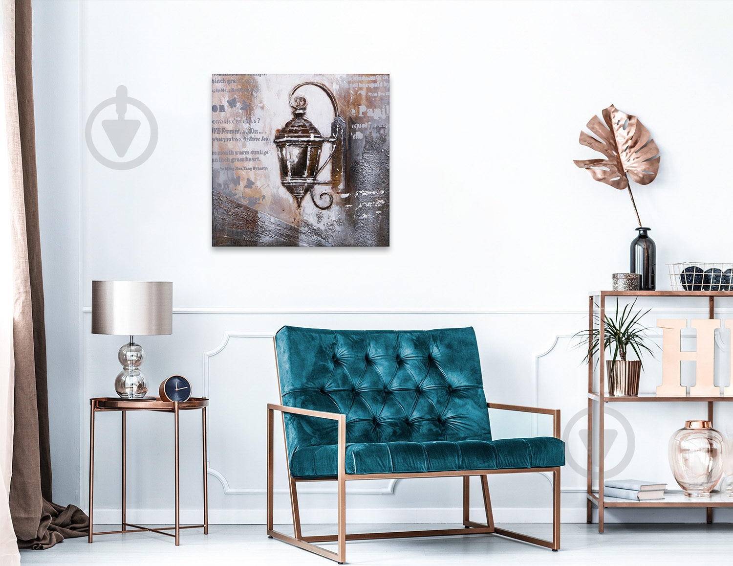 Картина Фонарик 80x80 см - фото 3 Картина Фонарик 80x80 см - фото 3