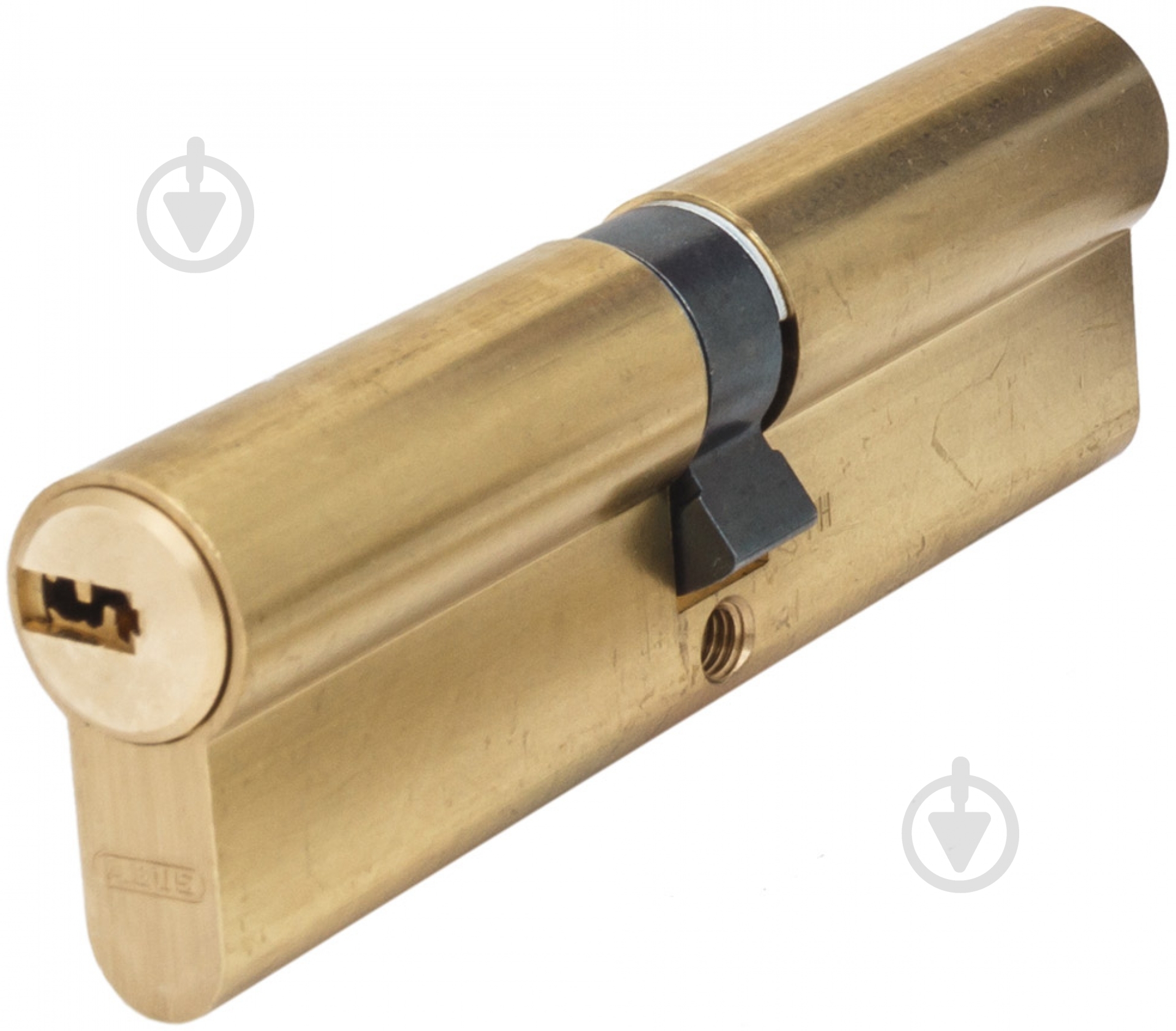 Цилиндр Abus D6 50x50 ключ-ключ 100 мм матовая латунь - фото 1