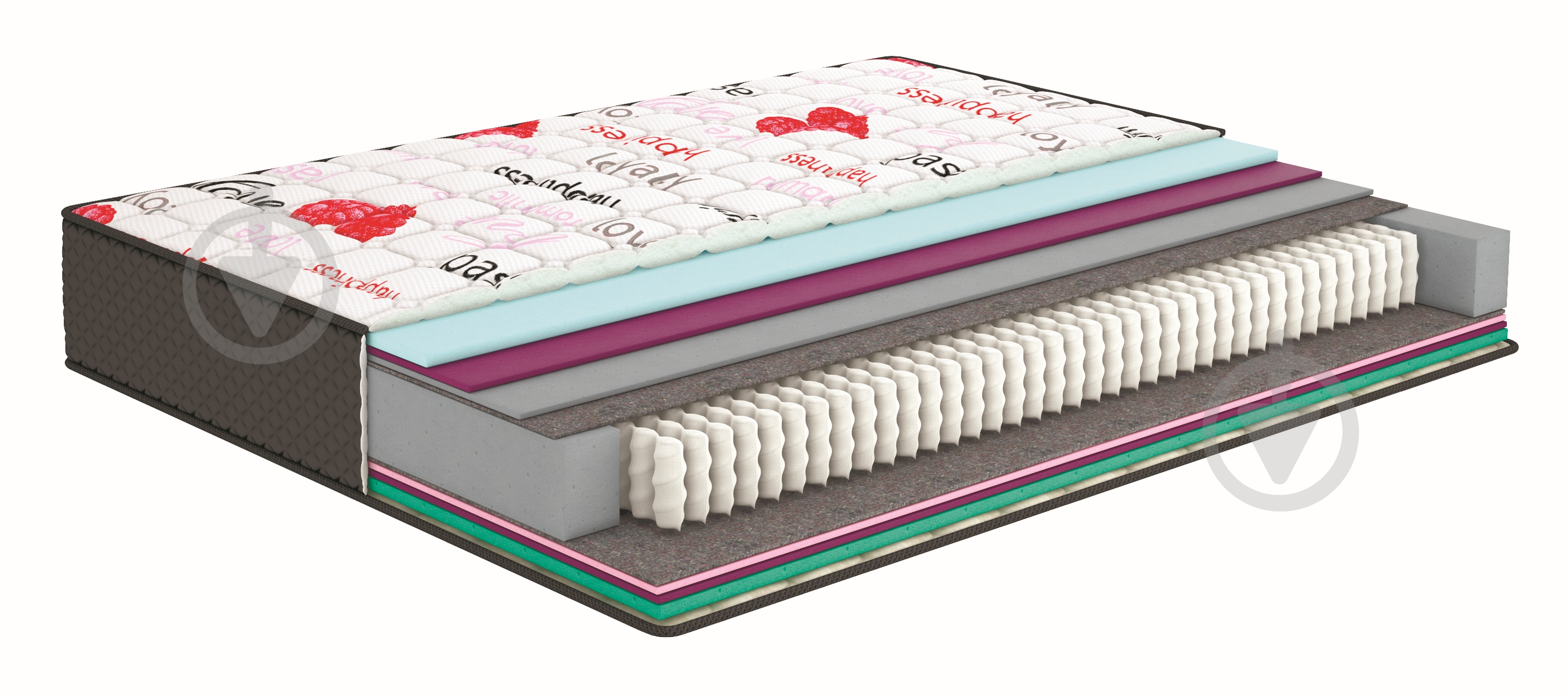 Матрац ортопедичний Amore MatroLuxe 70x190 см - фото 1