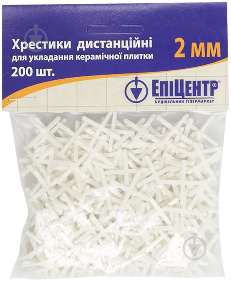 Крестики для плитки 2 мм 200 шт./уп (60306304) - фото 1