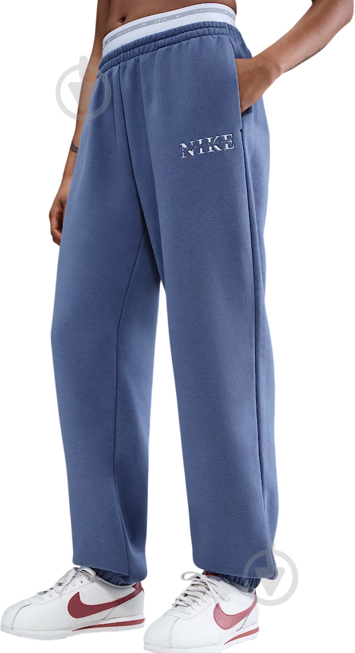 ᐉ Брюки Nike W NSW PHNX FLC HR Pant GLS IH4055-433 р. L синий