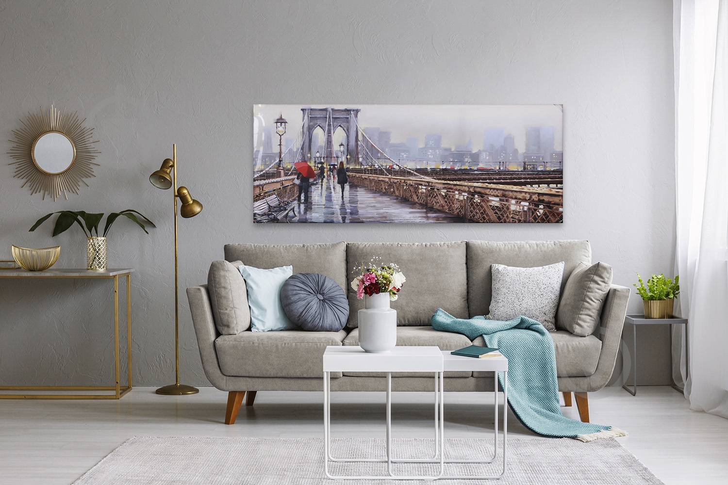 Картина Нью Йорк 60x150 см - фото 2