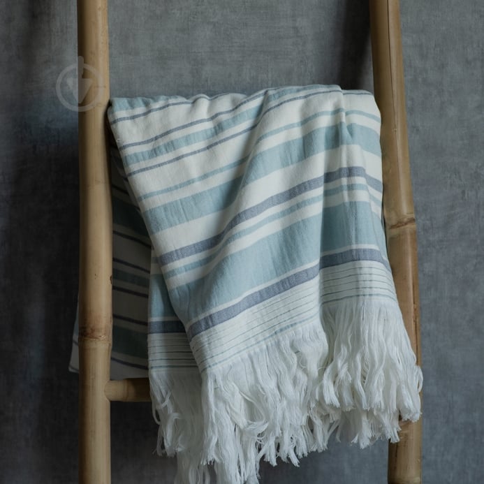 Пештемаль AISHA 70x140 см сине-голубой BILTEX - фото 4