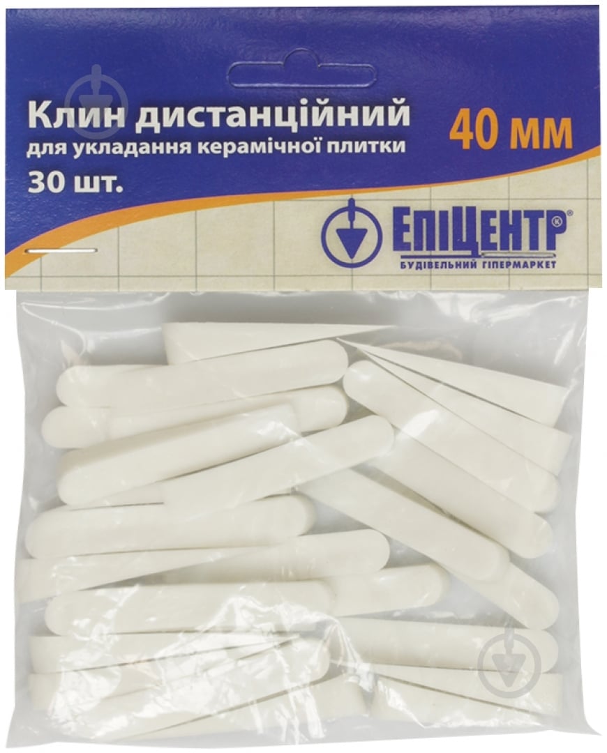 Клинья для плитки 40 мм 30 шт./уп (60306325) - фото 1