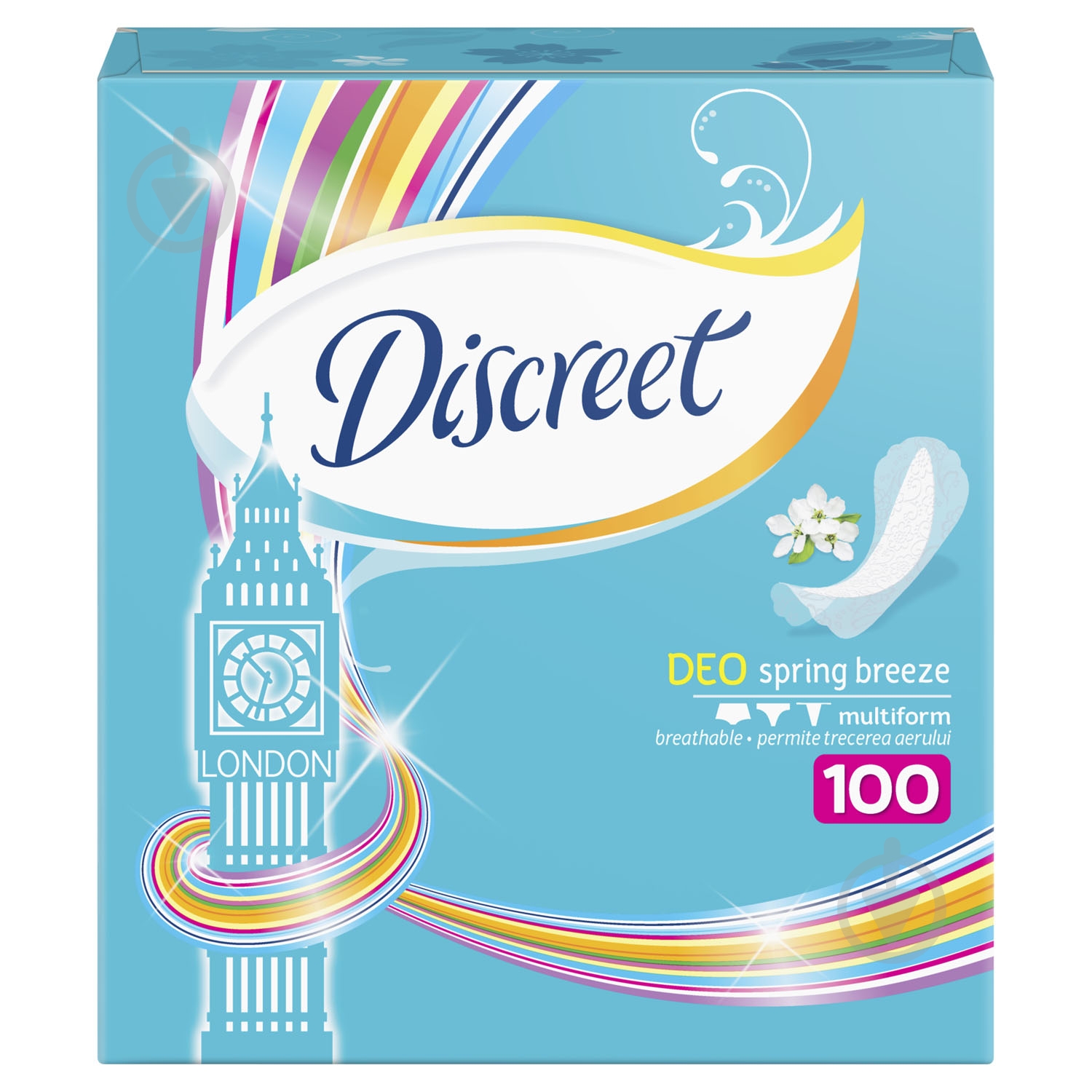 Прокладки Discreet Ежедневные прокладки Discreet Deo Spring Breeze 100 шт 100 шт. - фото 3