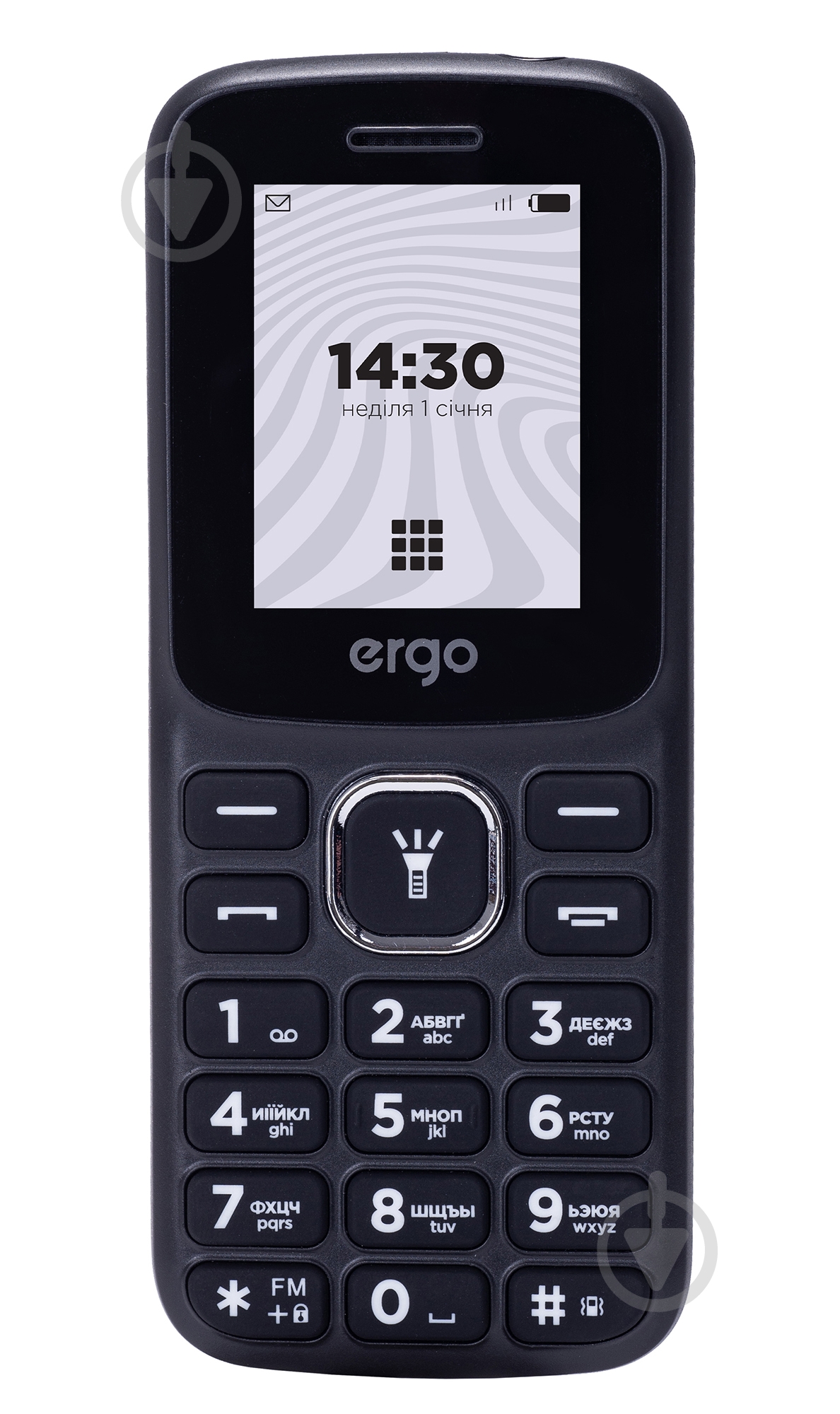 Мобильный телефон ERGO B182 Dual Sim Black - фото 1