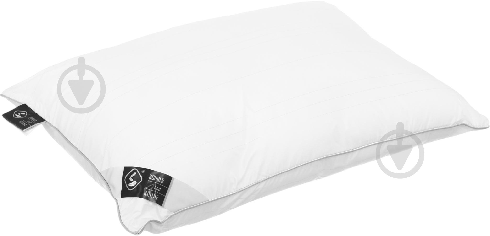 Подушка с кантом Bacharsch Songer und Sohne 50x70 см белый - фото 2