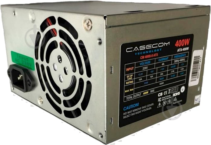 Блок питания CaseCom CM 400S-8 400 Вт - фото 1
