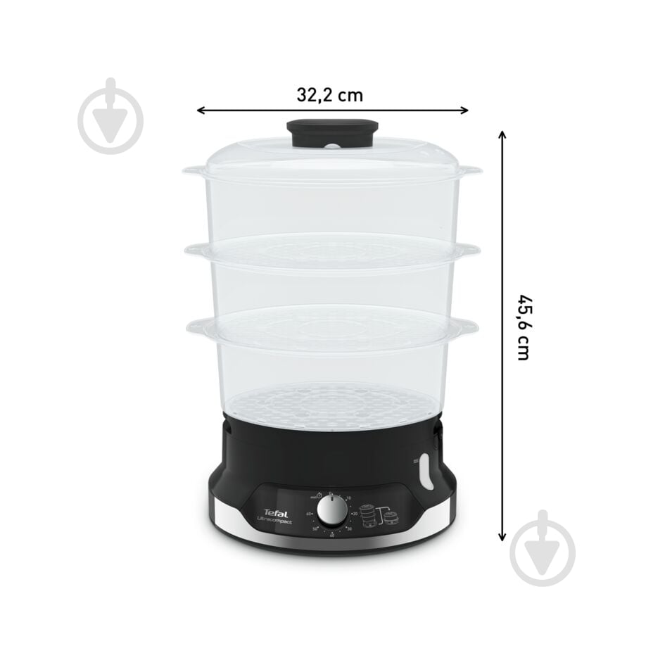 Пароварка Tefal Ultracompact VC204810 - фото 2
