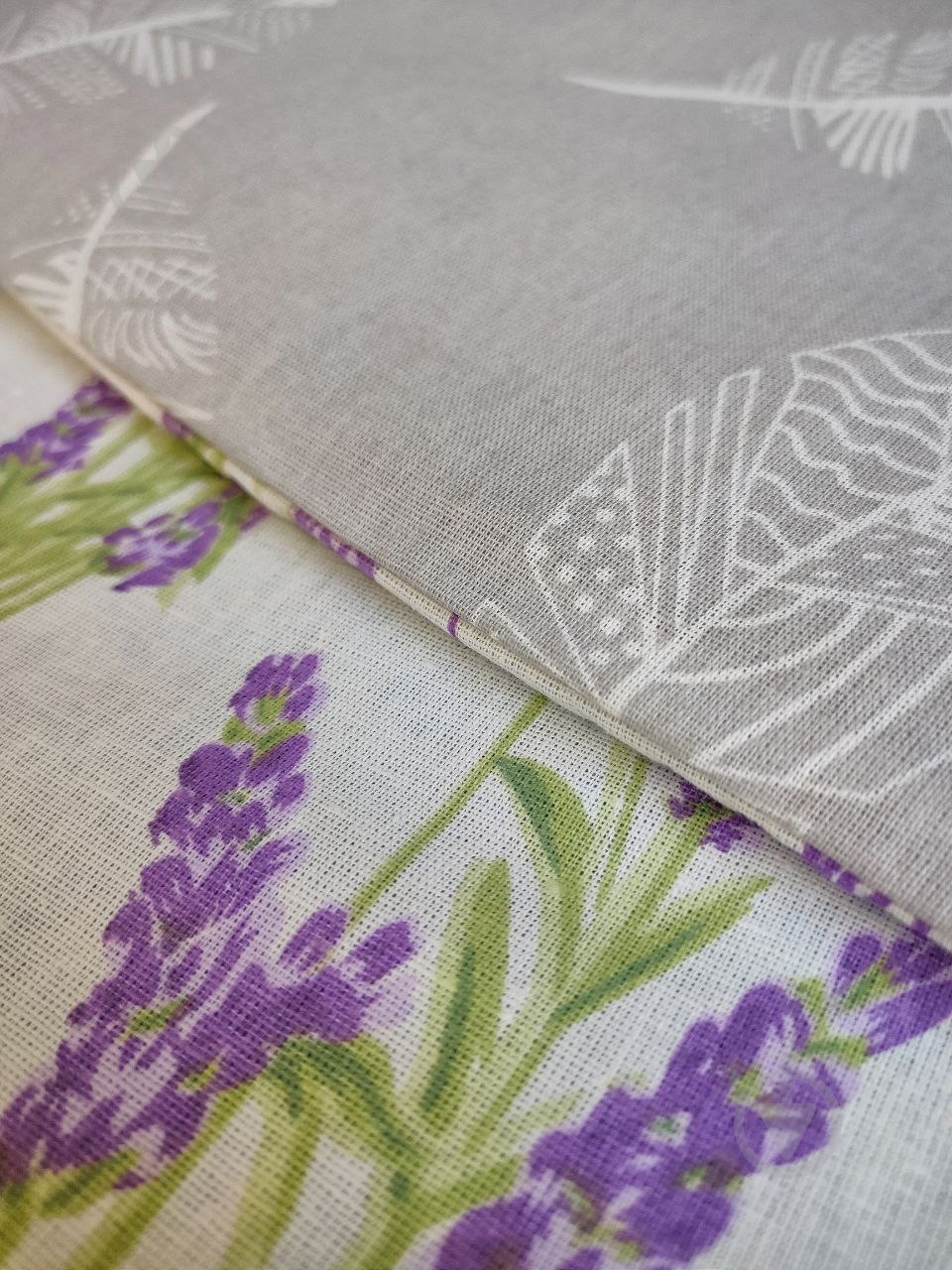 Комплект постельного белья Лаванда 1,5 белый с рисунком UP! (Underprice) - фото 2