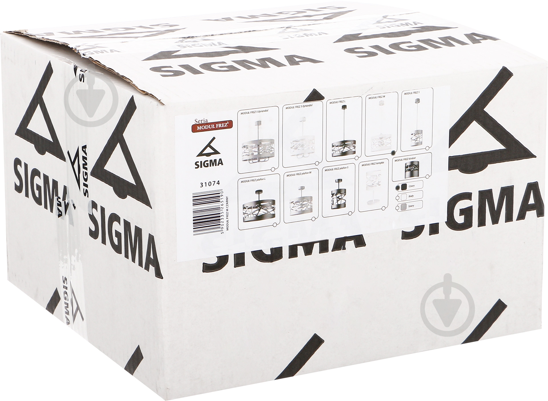 Підвіс Sigma Modul Frez Black 1x60 Вт E27 чорний 31074 - фото 3