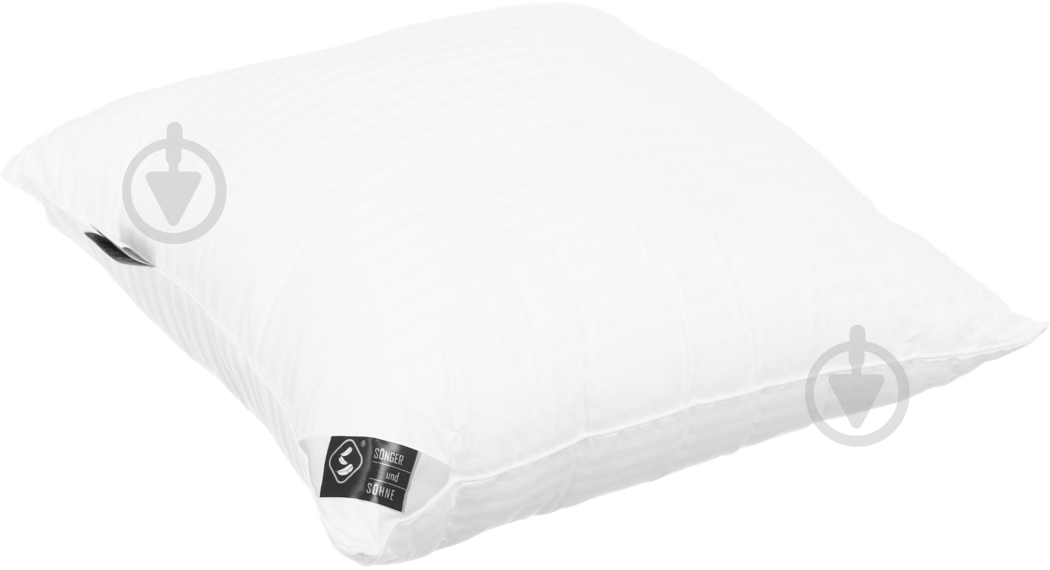 Подушка с кантом Nurnberg Songer und Sohne 70x70 см белый - фото 2