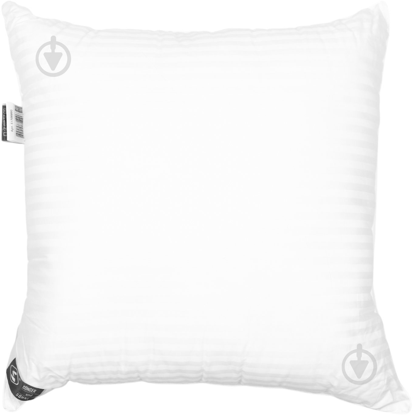 Подушка с кантом Nurnberg Songer und Sohne 70x70 см белый - фото 1