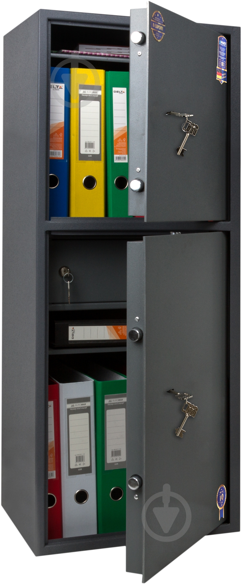 Сейф мебельный Safetronics NTL 40/62Мs с 2 полками - фото 1 Сейф мебельный Safetronics NTL 40/62Мs с 2 полками - фото 1
