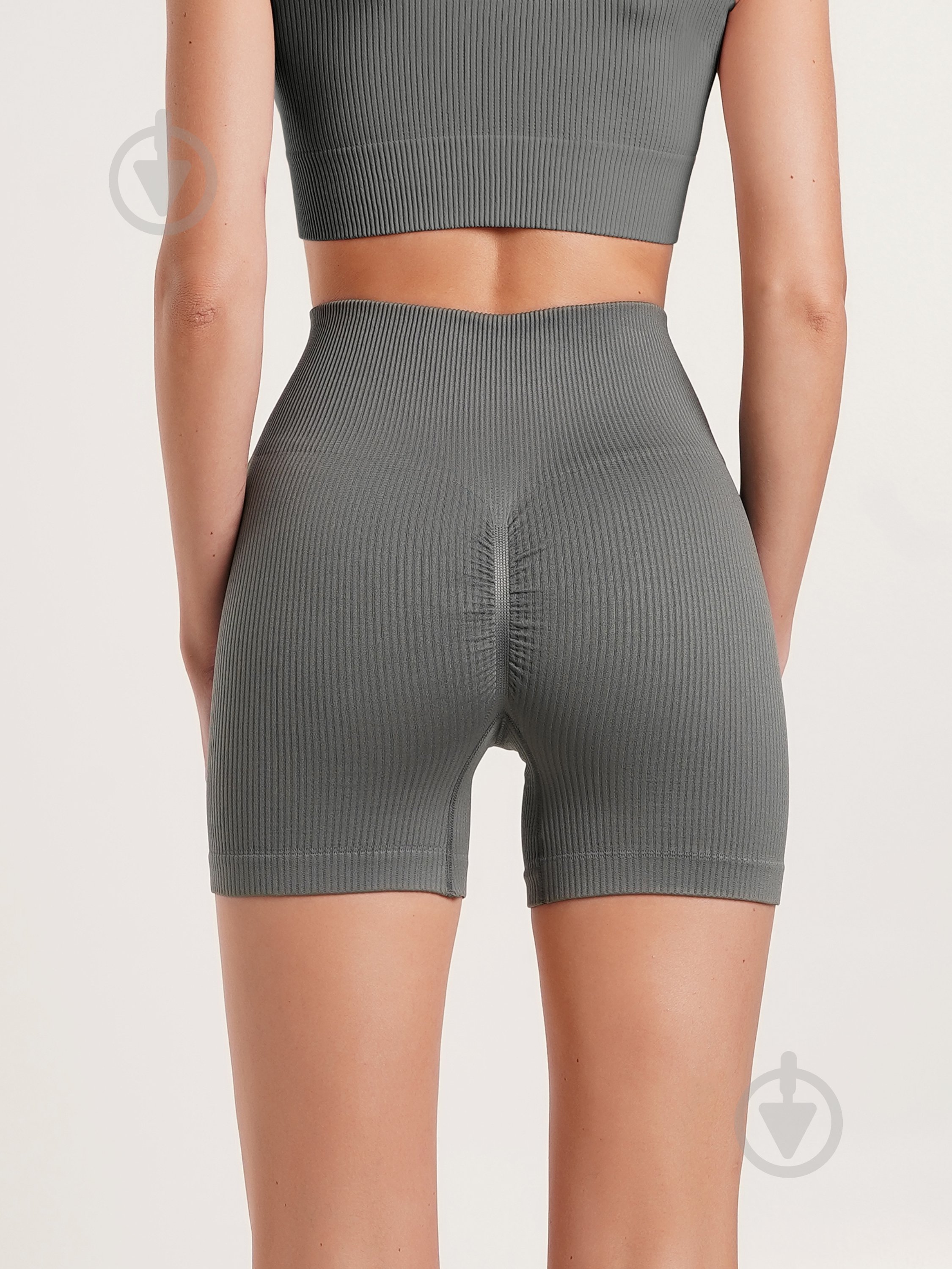 Шорты Giulia SHORTS RIB SHAPE р. L/XL серый - фото 3 Шорты Giulia SHORTS RIB SHAPE р. L/XL серый - фото 3