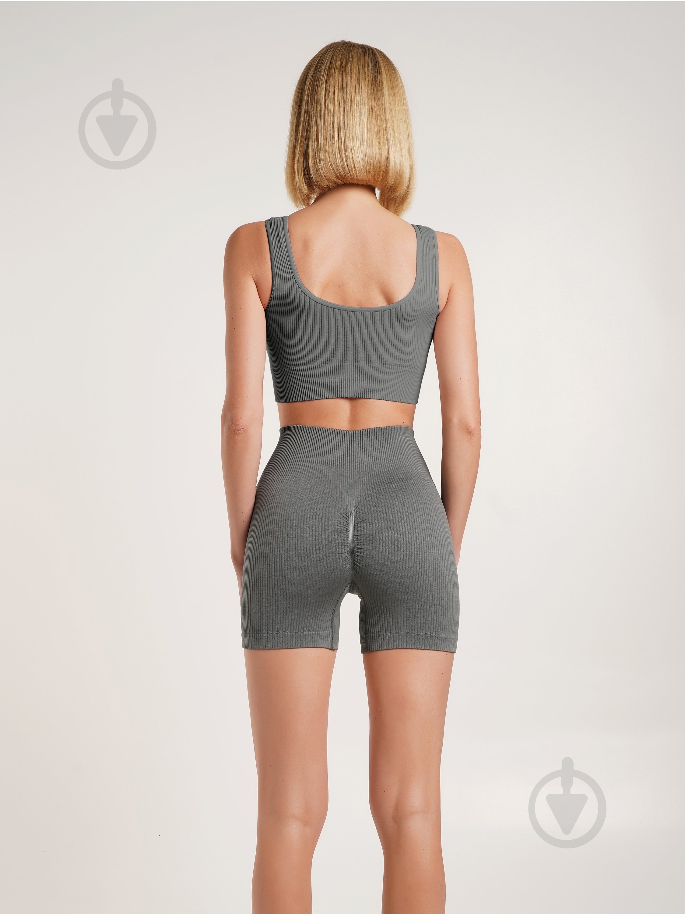 Шорты Giulia SHORTS RIB SHAPE р. L/XL серый - фото 5 Шорты Giulia SHORTS RIB SHAPE р. L/XL серый - фото 5