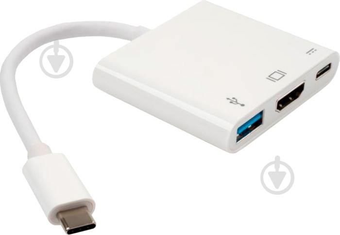 Концентратор Vinga Type-C to HDMI+USB3.0+Type-C PD - фото 1 Концентратор Vinga Type-C to HDMI+USB3.0+Type-C PD - фото 1