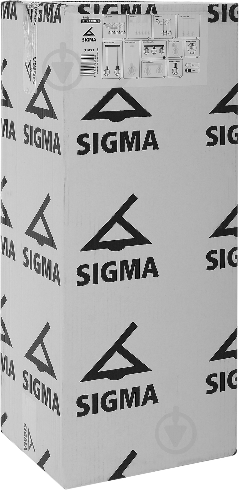 Люстра потолочная Sigma Kolo 3xE27 черный 31093 - фото 3 Люстра потолочная Sigma Kolo 3xE27 черный 31093 - фото 3