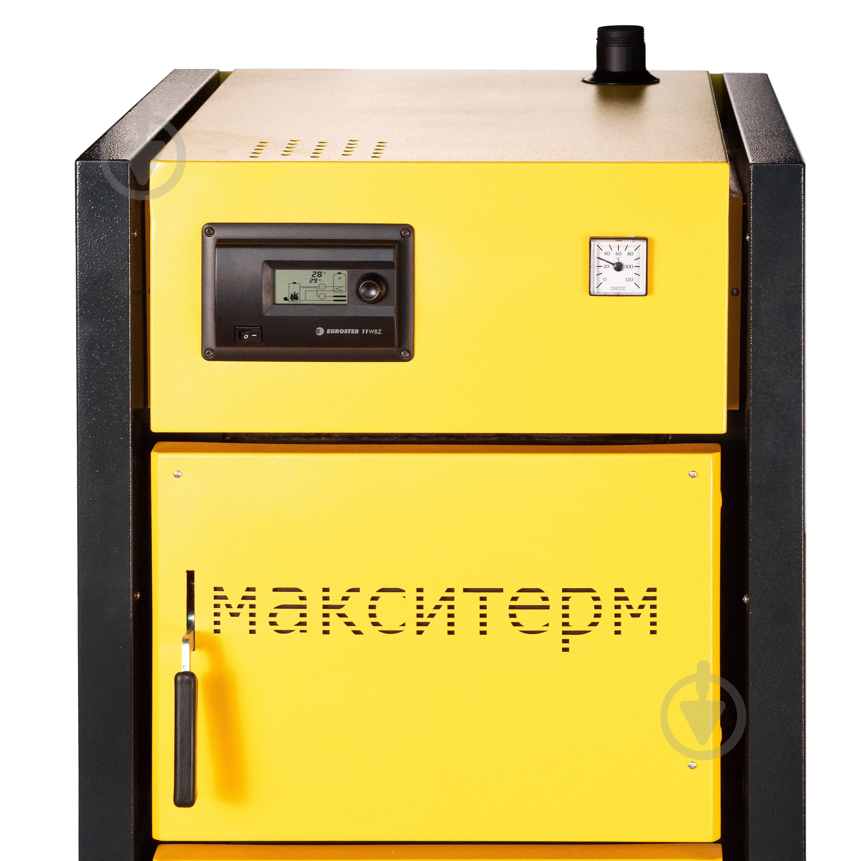 Котел твердотопливный Макситерм ПРОФИ 25 толщина стали 5мм с автоматикой - фото 2