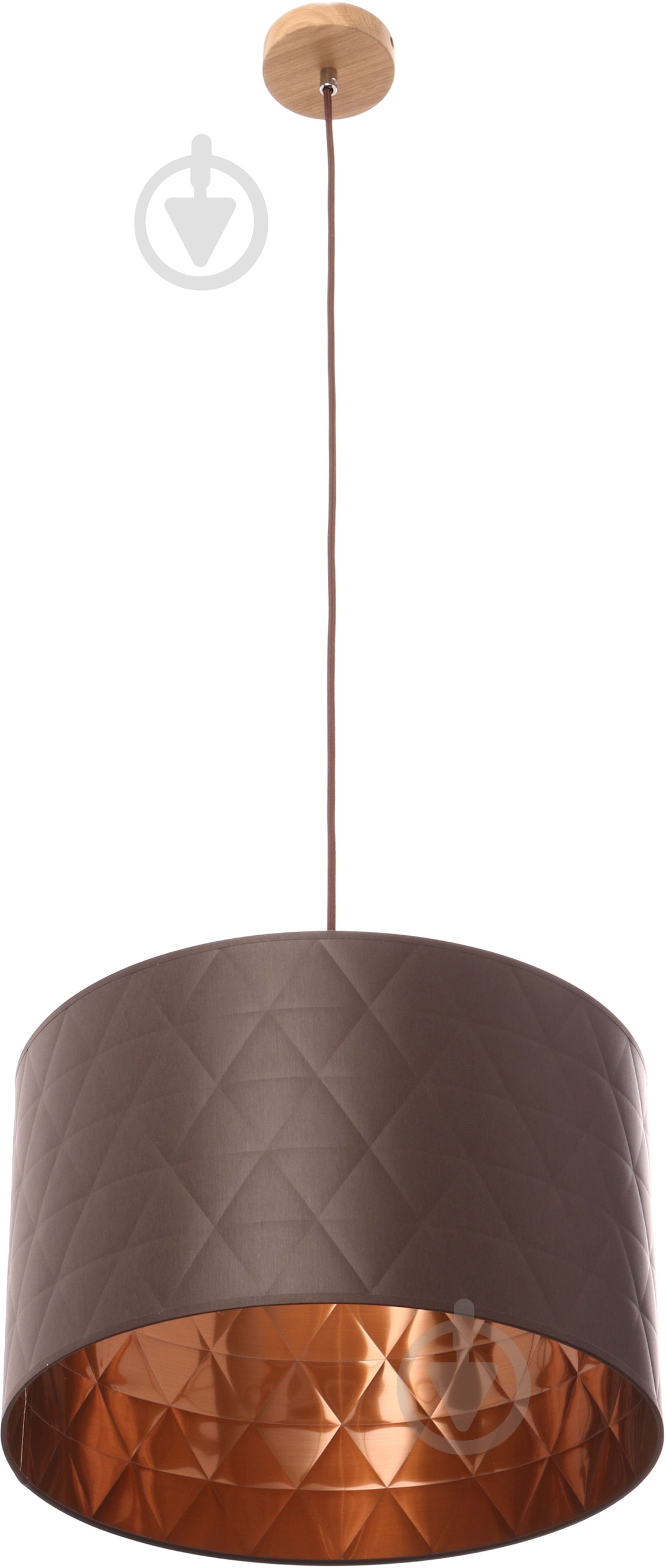 Люстра підвісна Spot Light 1xE27 коричневий MAXIMA small brown - фото 1 Люстра підвісна Spot Light 1xE27 коричневий MAXIMA small brown - фото 1