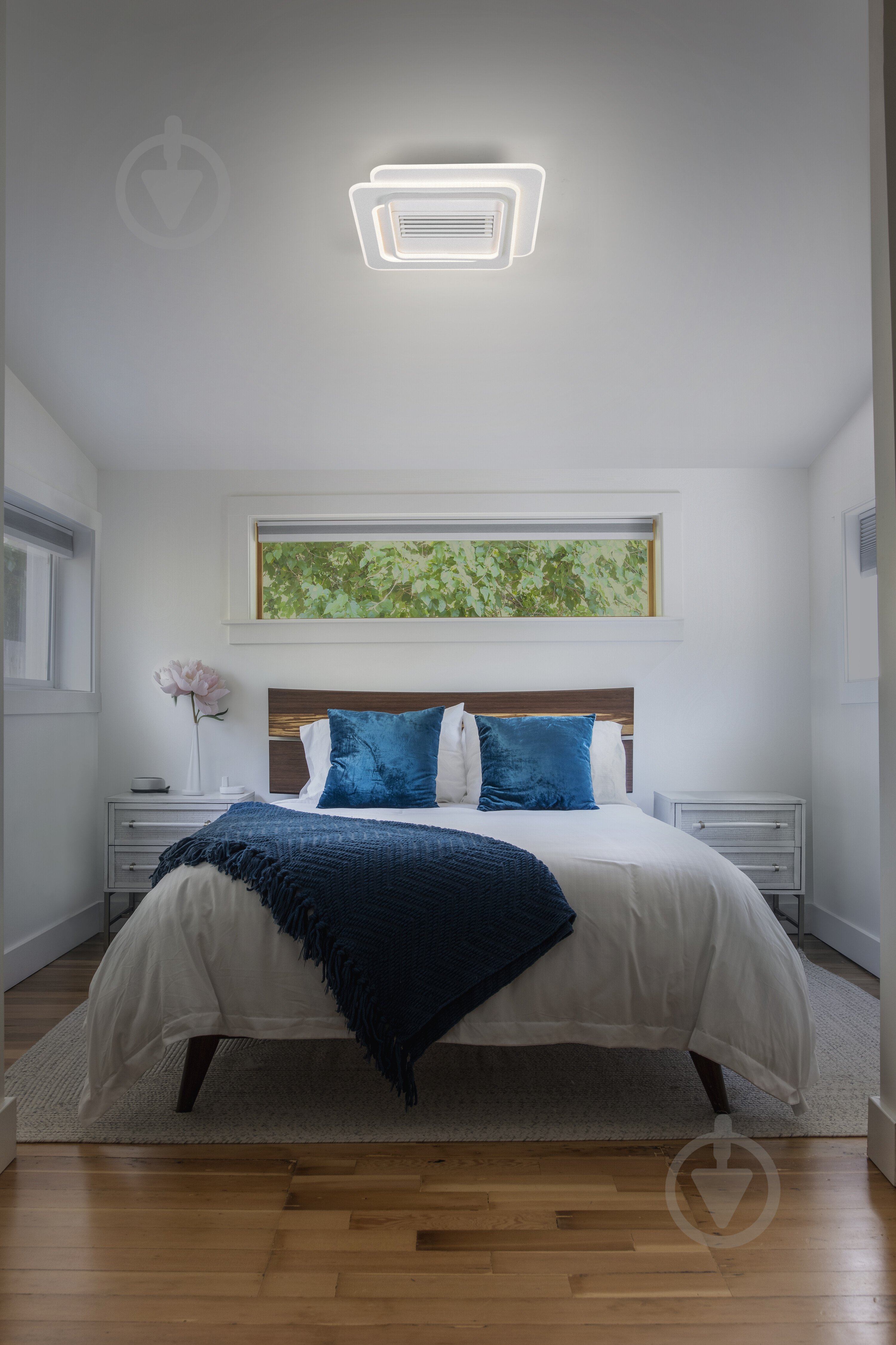 Люстра-вентилятор Ledvance Ceiling Square CCT 55 Вт білий матовий FAN GRILL SQ - фото 8