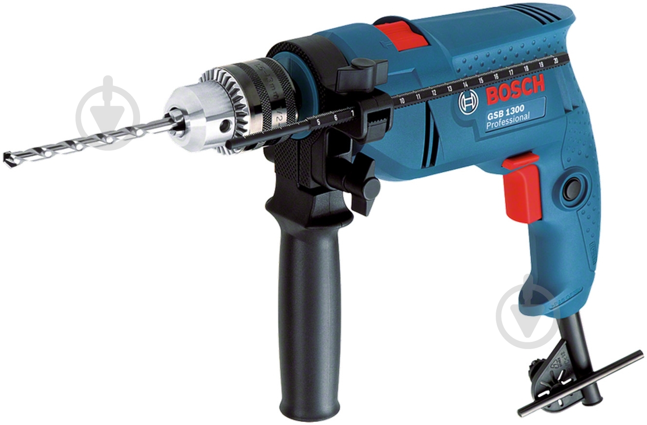 Дрель ударная Bosch Professional GSB 1300 06011A1020 - фото 1 Дрель ударная Bosch Professional GSB 1300 06011A1020 - фото 1