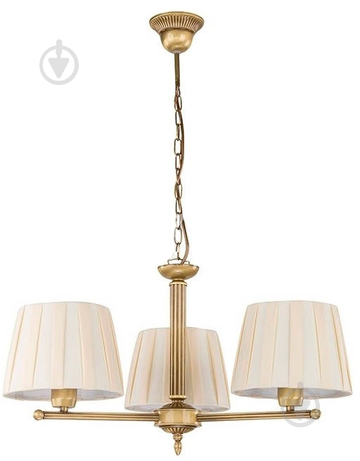 Люстра подвесная TK Lighting Queen 3x60 Вт E27 латунь 1103 - фото 1