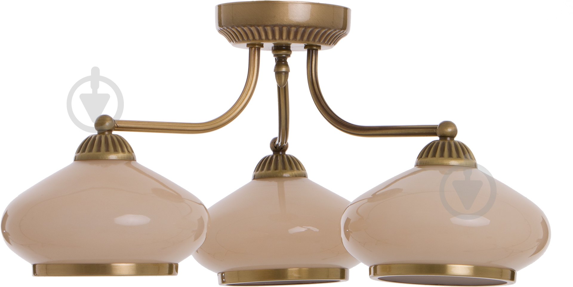 Люстра потолочная TK Lighting Aladyn 3x60 Вт E27 патина 1713 - фото 2