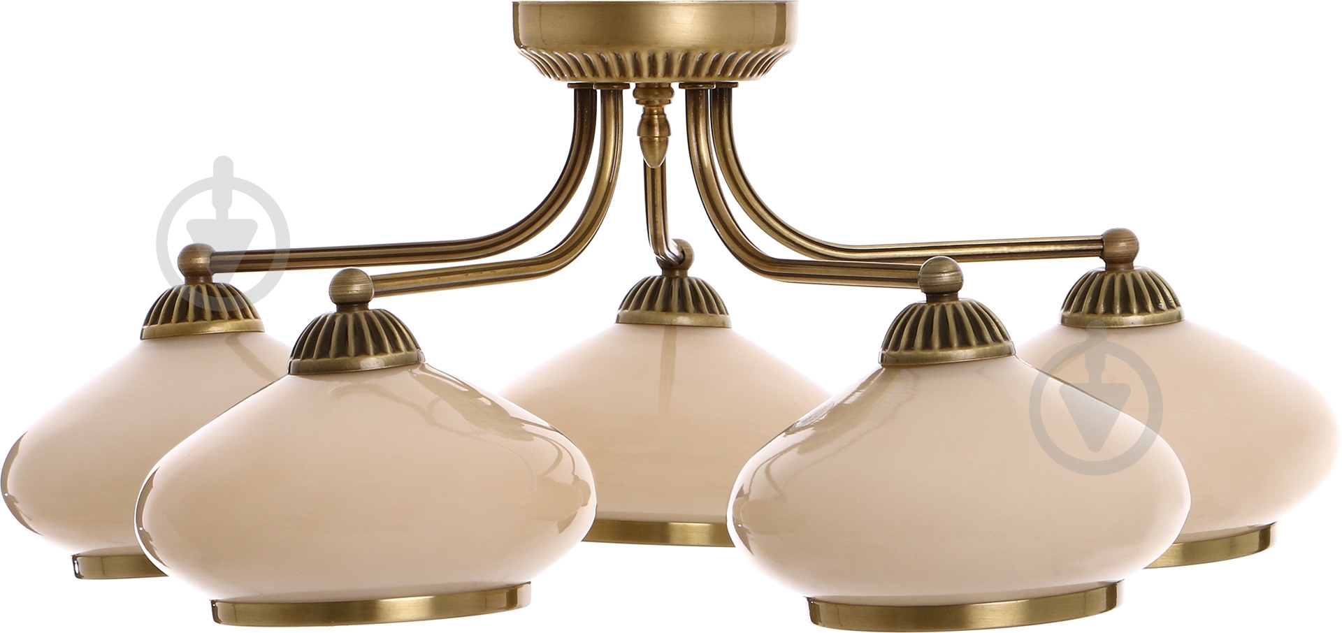 Люстра потолочная TK Lighting Aladyn 5x60 Вт E27 патина 1715 - фото 2