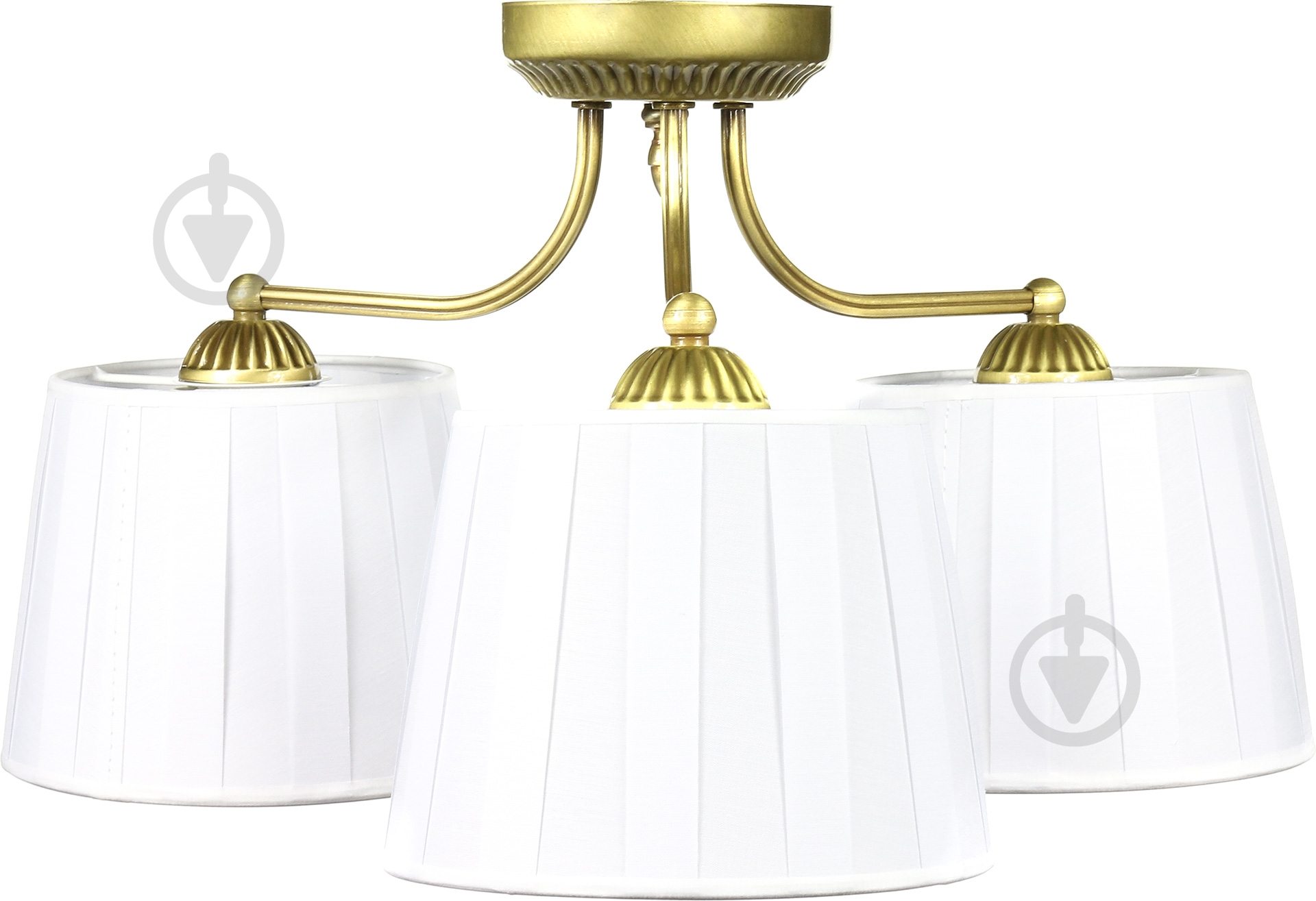 Люстра потолочная TK Lighting Peru 3x60 Вт E27 медный 1976 - фото 2