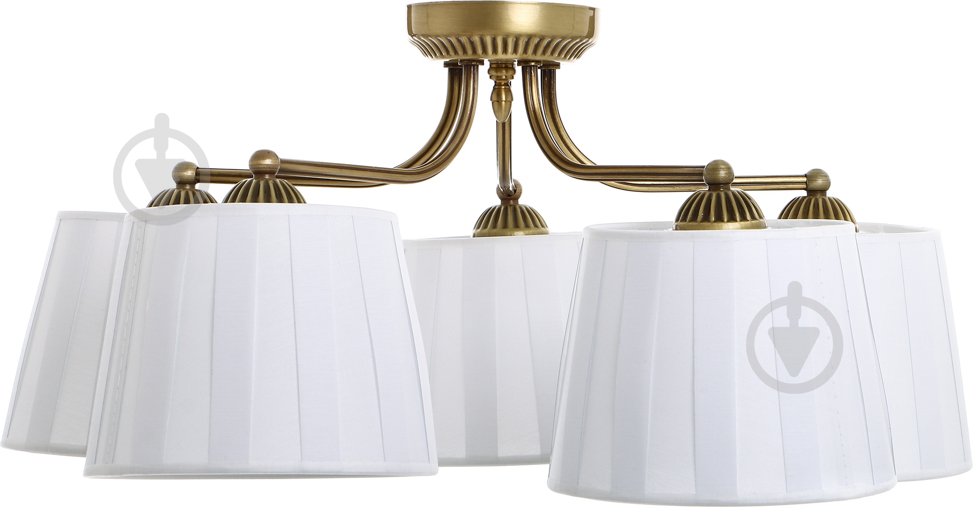 Люстра потолочная TK Lighting Peru 5x60 Вт E27 медный 1977 - фото 2