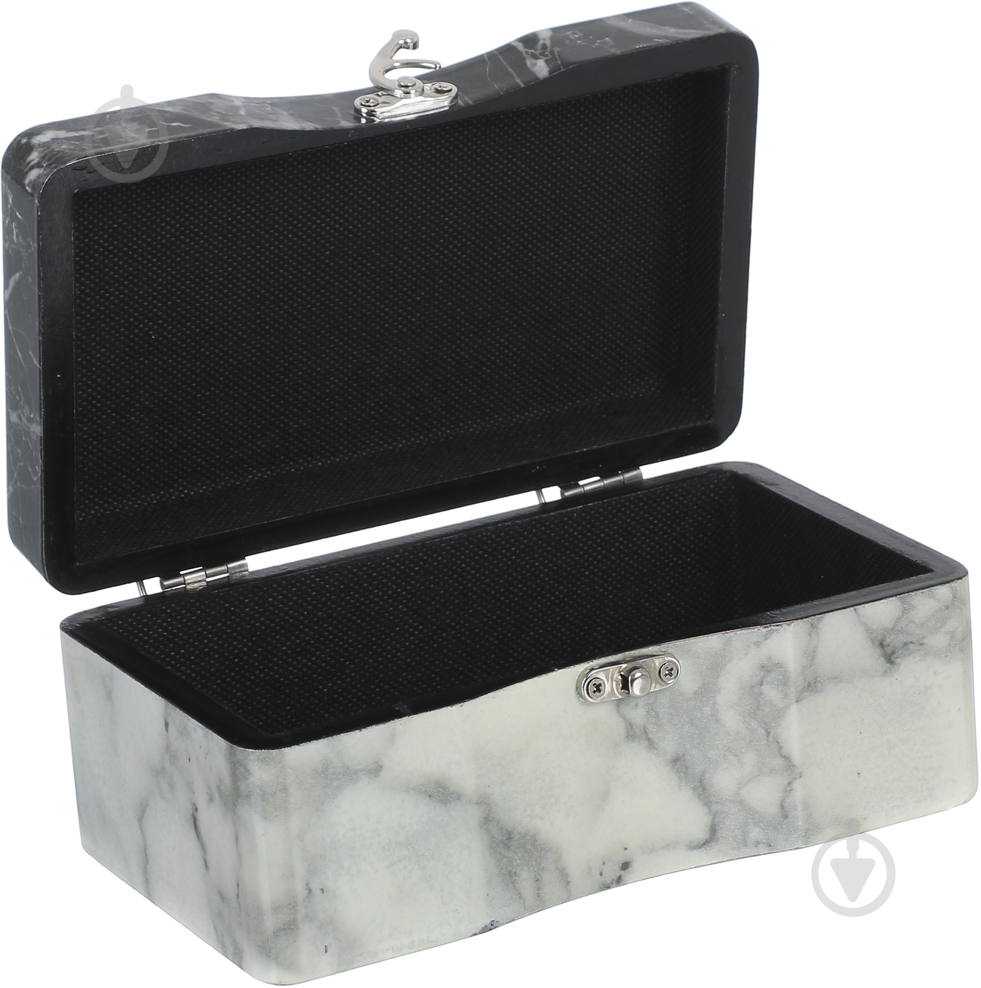 Сундучок Мрамор 20х12х8,5 см серый - фото 4