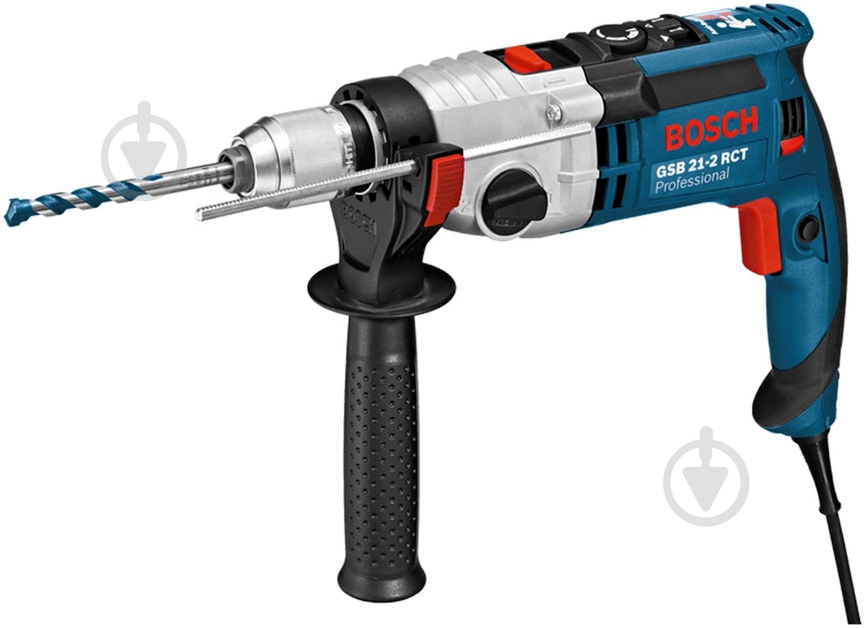 Дрель ударная Bosch Professional GSB 21-2 RCT БЗП 060119C700 - фото 1