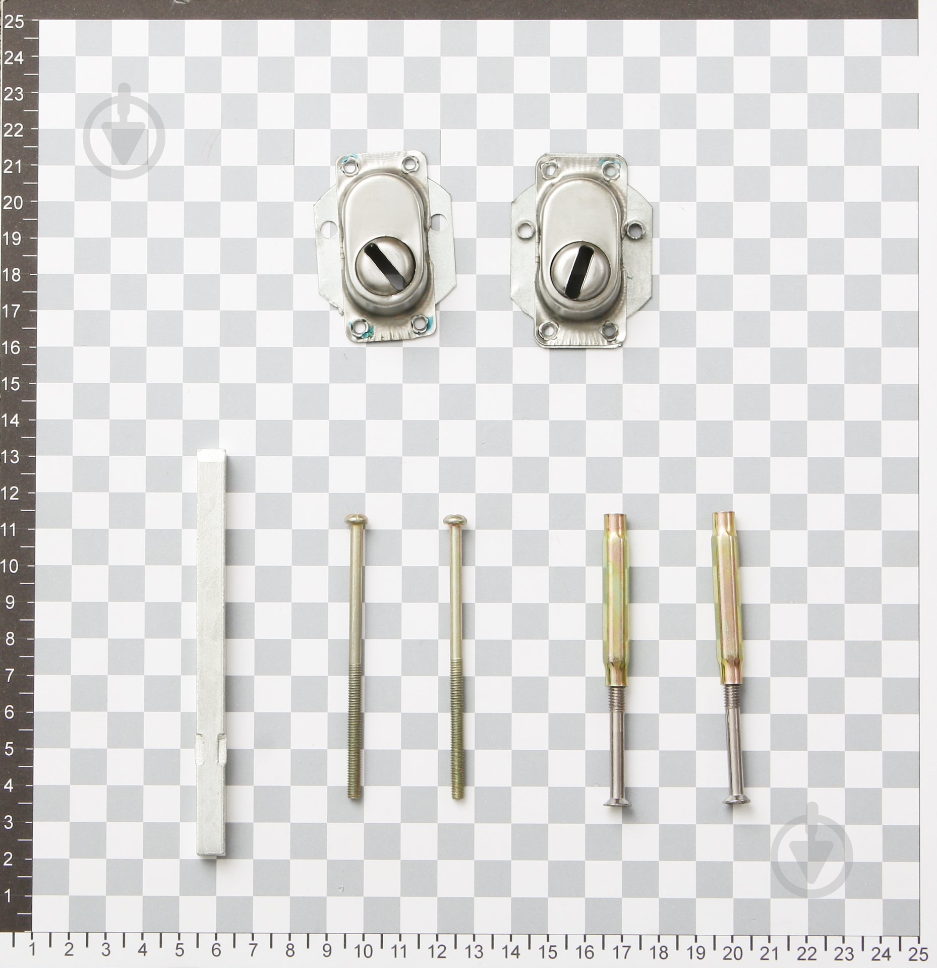 Ручка на планке Bruno BR-33 правая PZ 67 мм матовый никель - фото 3 Ручка на планке Bruno BR-33 правая PZ 67 мм матовый никель - фото 3