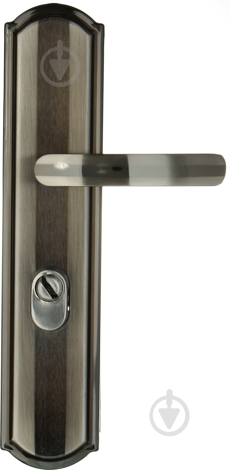 Ручка на планке Bruno BR-33 правая PZ 67 мм матовый никель - фото 2 Ручка на планке Bruno BR-33 правая PZ 67 мм матовый никель - фото 2