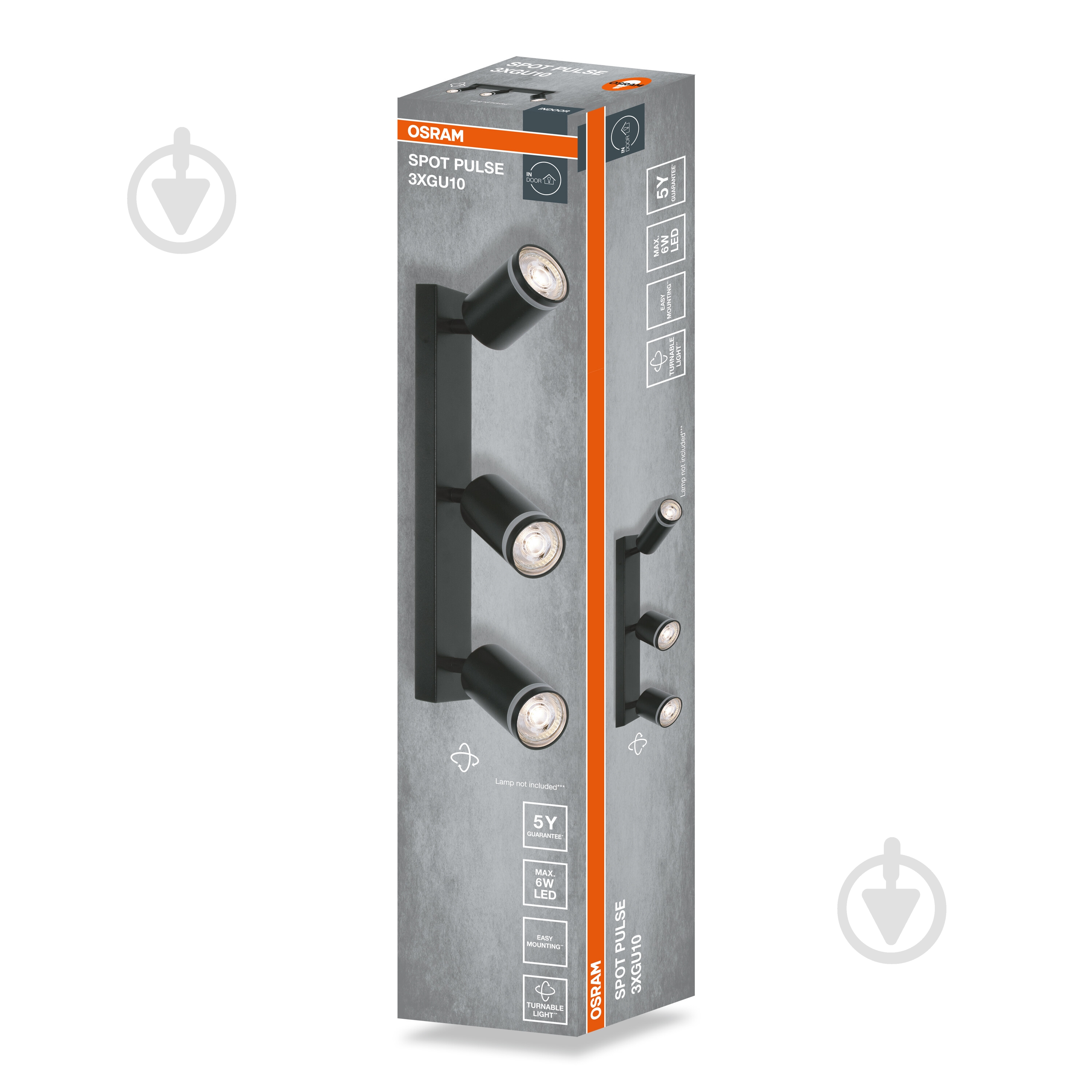 Спот Osram 3xGU10 черный LED Spot pulse 3 BK - фото 4 Спот Osram 3xGU10 черный LED Spot pulse 3 BK - фото 4