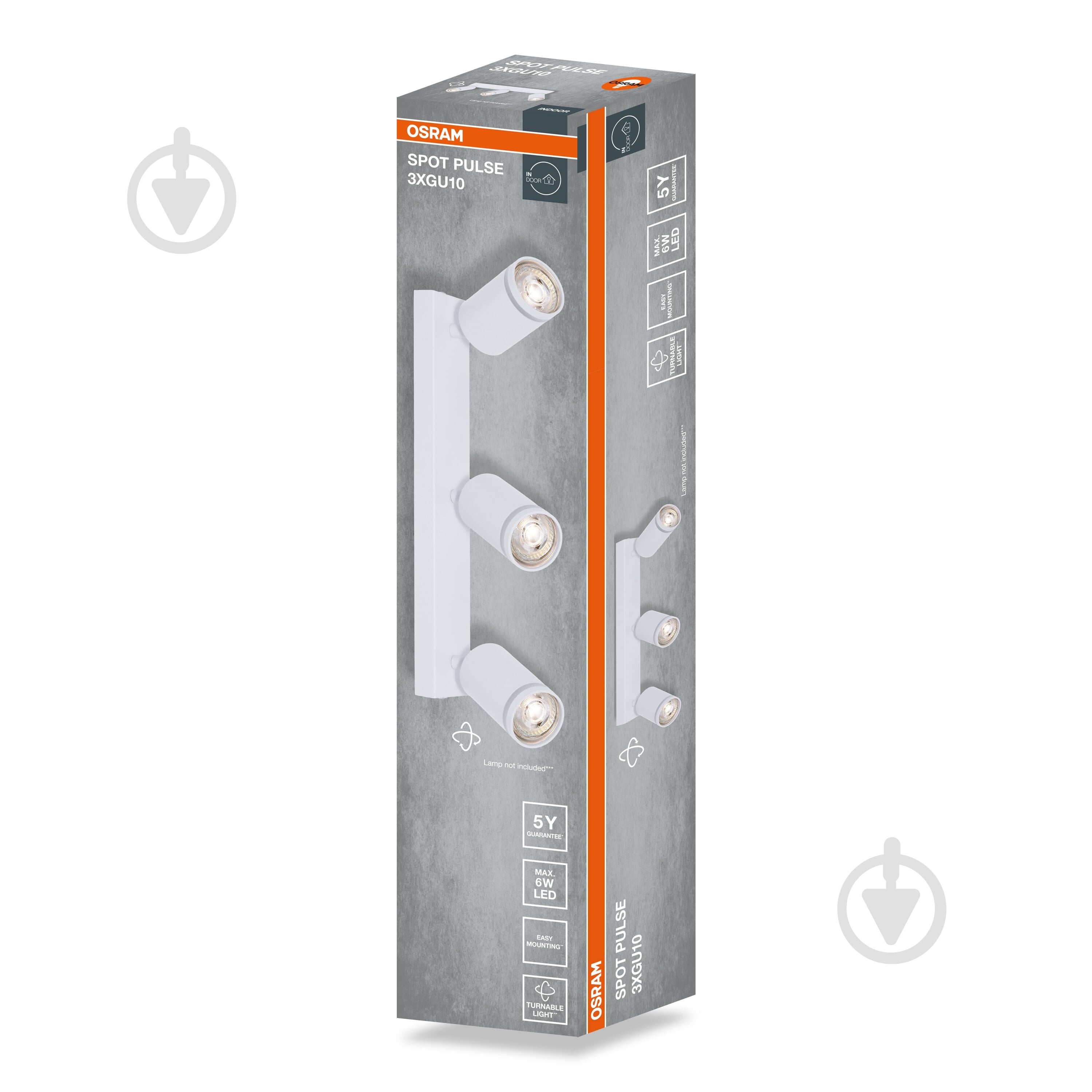 Спот Osram 3xGU10 белый LED Spot pulse 3 WT - фото 4 Спот Osram 3xGU10 белый LED Spot pulse 3 WT - фото 4