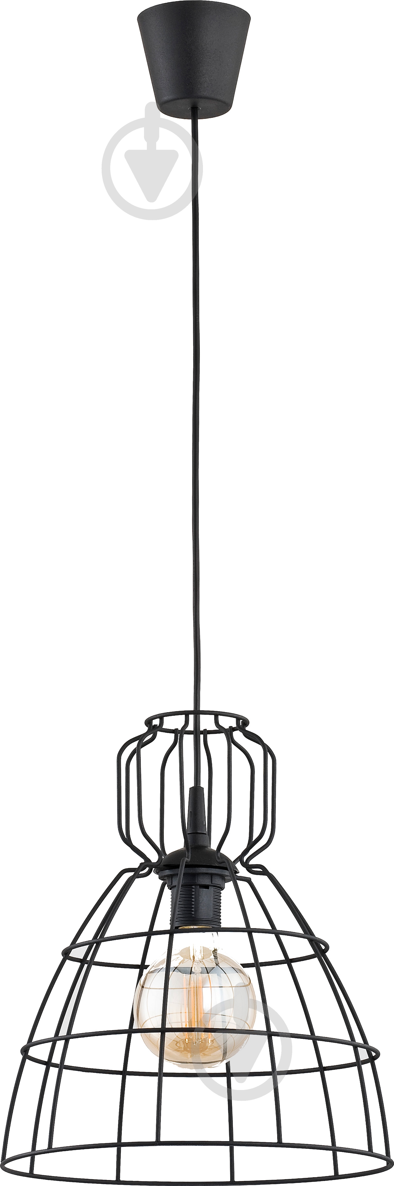 Подвес TK Lighting Catarina 1xE27 черный 1871 - фото 1