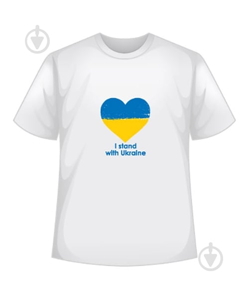 Футболка Я с Украиной р.XL белый - фото 1