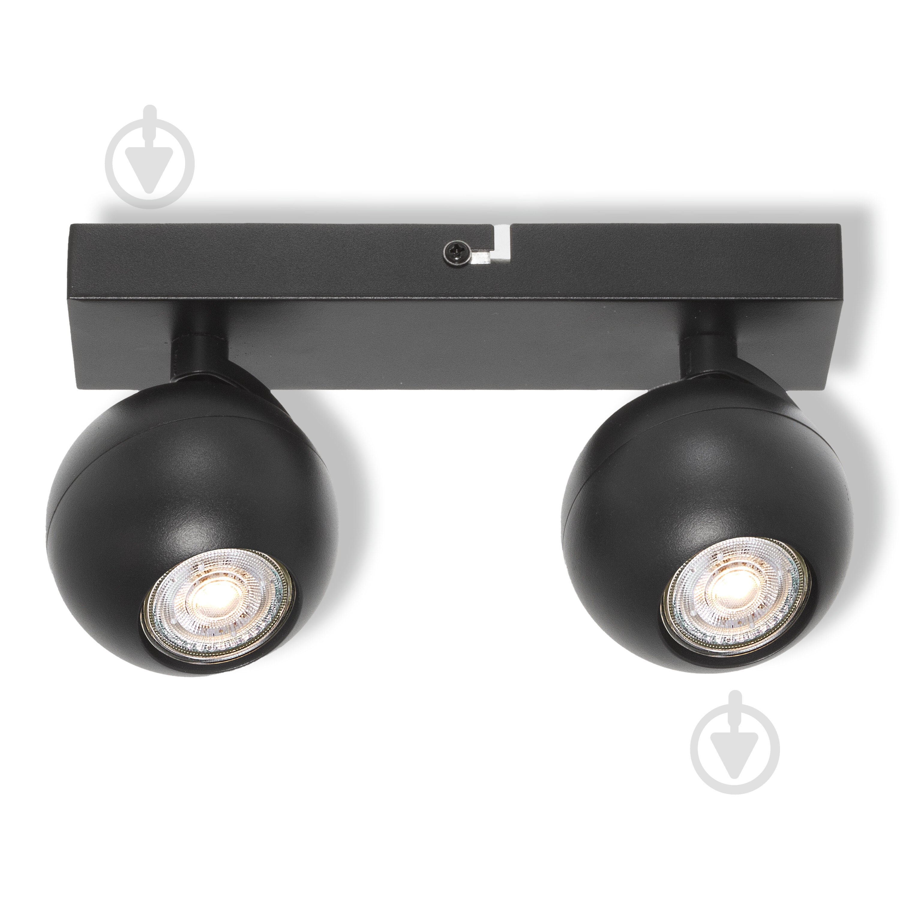 Спот Osram Spheral 2xGU10 чорний - фото 1 Спот Osram Spheral 2xGU10 чорний - фото 1