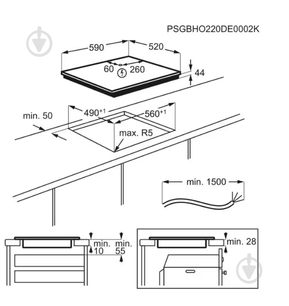 Варочная поверхность индукционная AEG TI64IG00FB - фото 10 Варочная поверхность индукционная AEG TI64IG00FB - фото 10