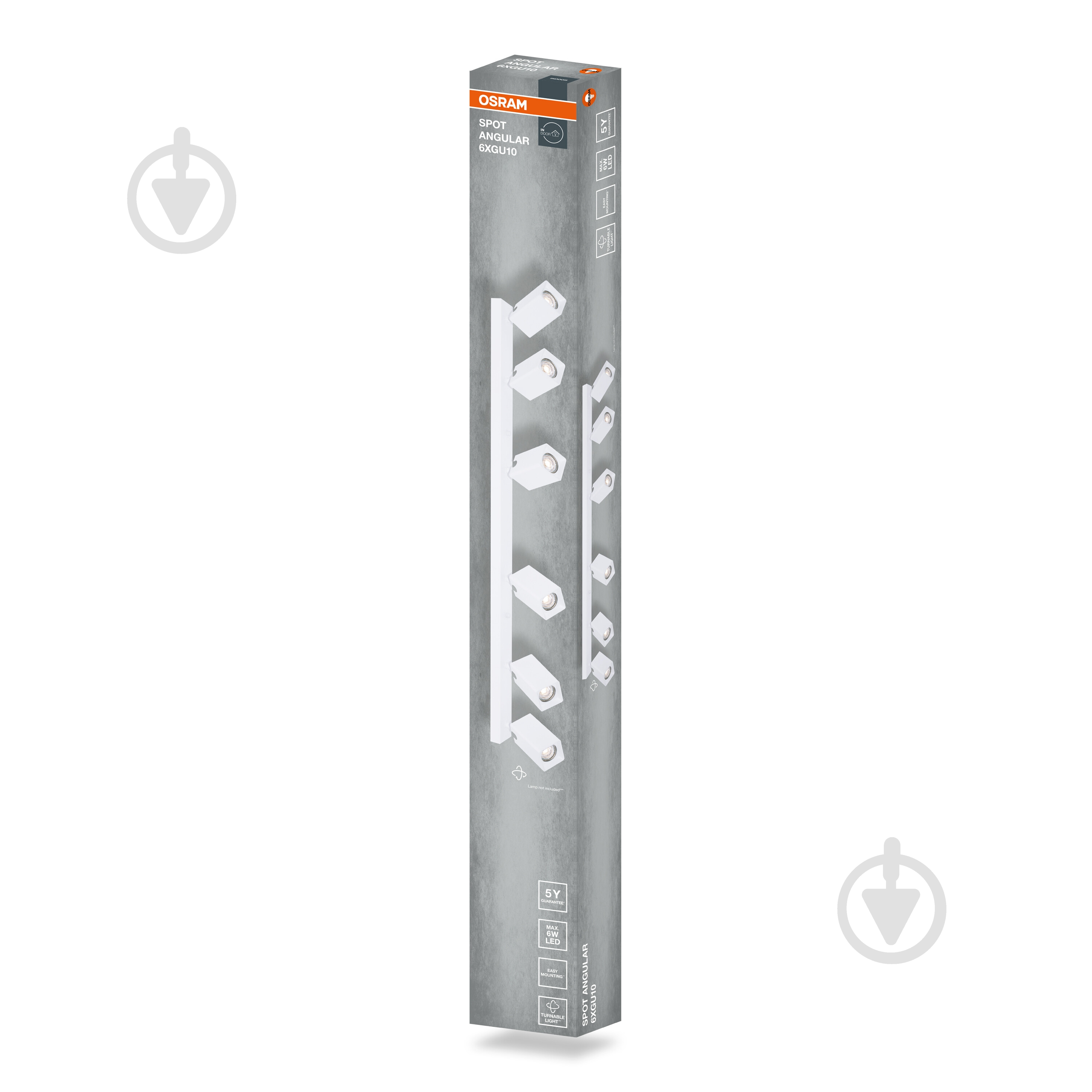 Спот Osram Angular 6xGU10 білий - фото 2