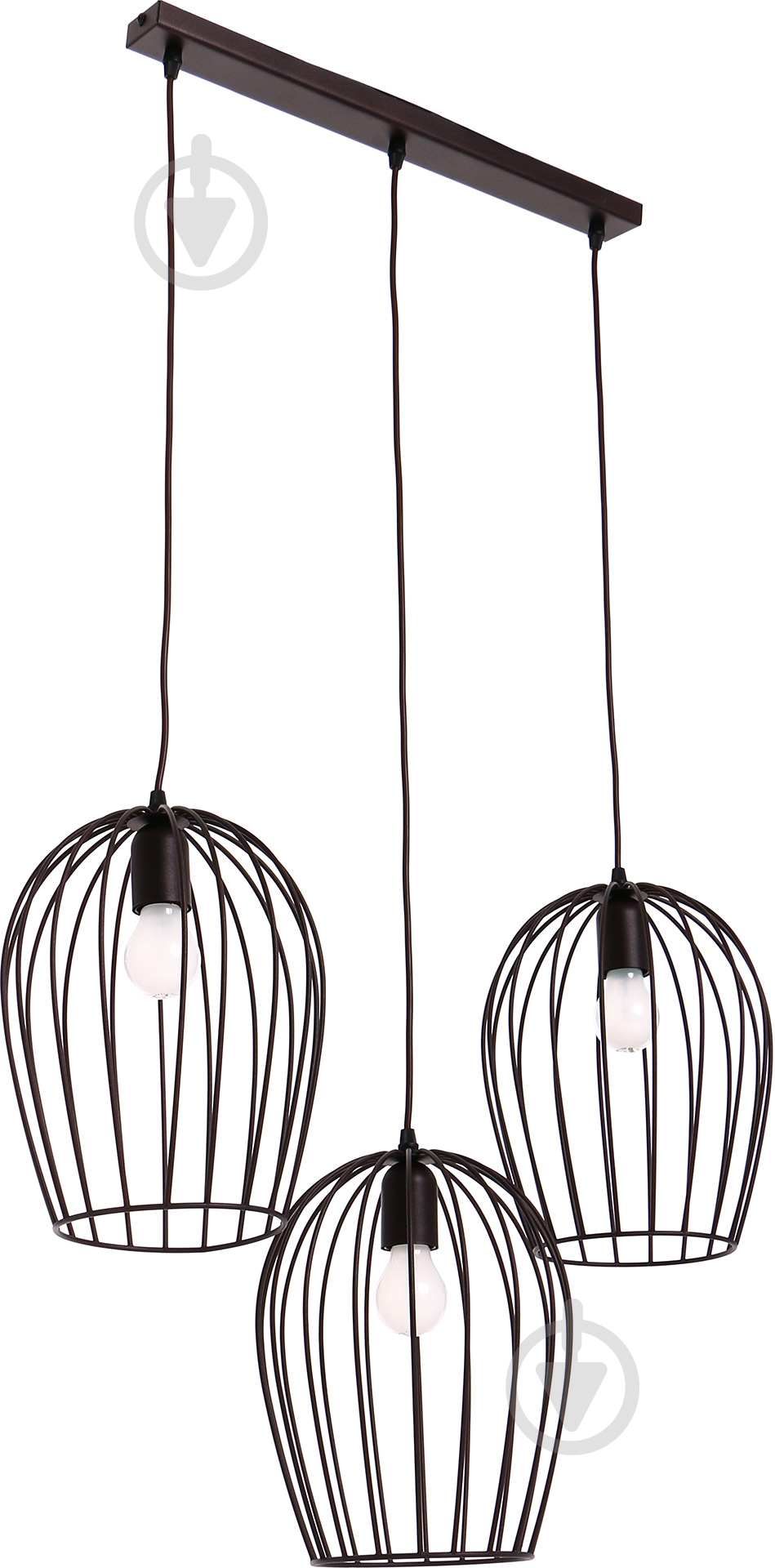 Подвес TK Lighting 3xE27 бронзовый 2006 - фото 2