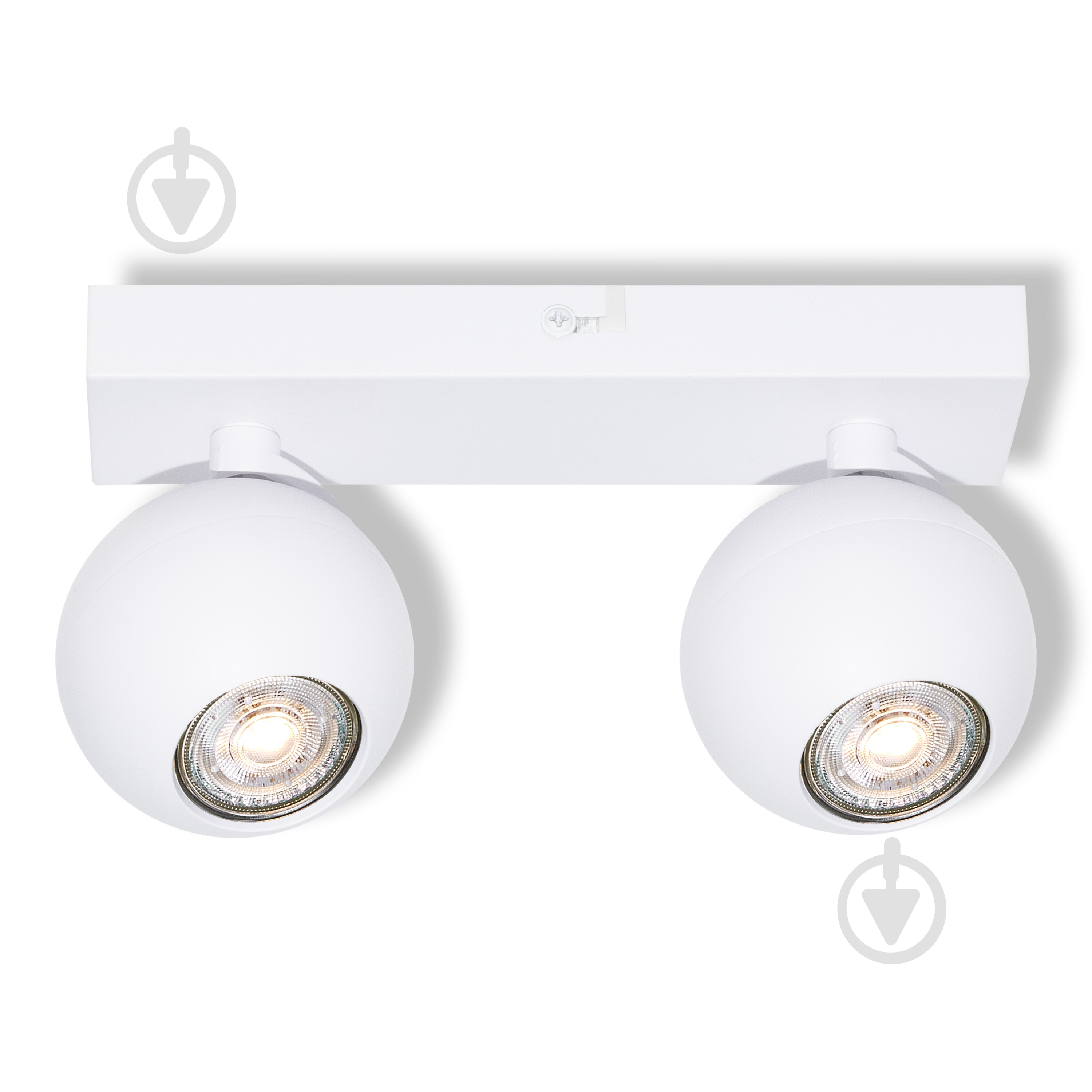 Спот Osram Spheral 2xGU10 белый - фото 1
