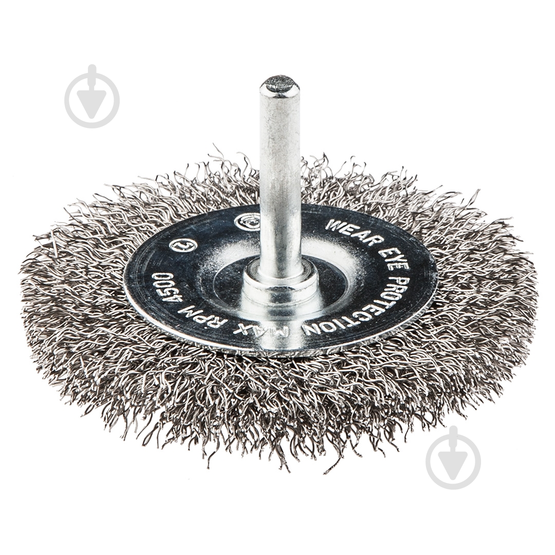 Щетка проволочная дисковая 75 мм GRAPHITE 57H602 - фото 1
