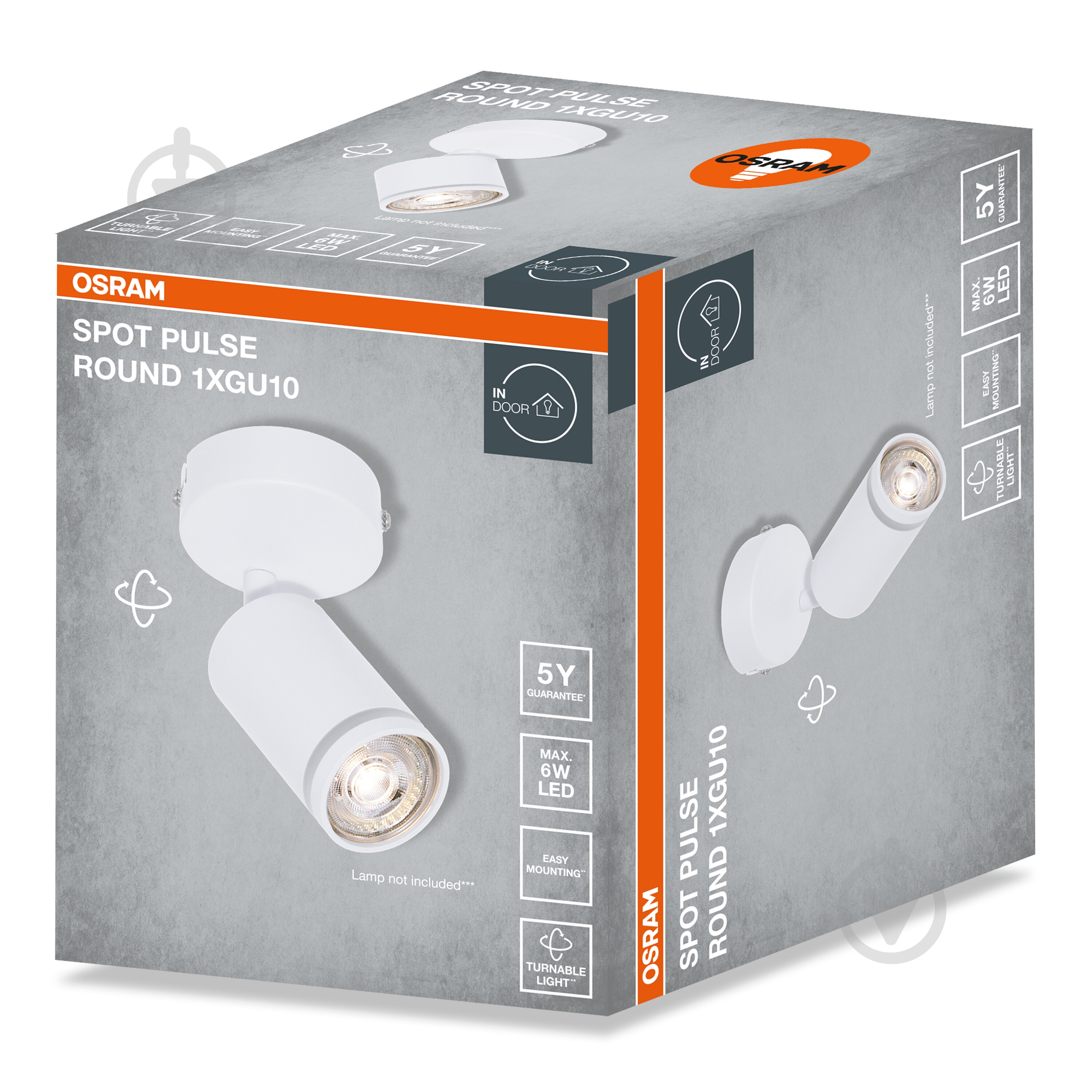 Спот Osram 1xGU10 белый LED Spot pulse 1 WT - фото 4 Спот Osram 1xGU10 белый LED Spot pulse 1 WT - фото 4